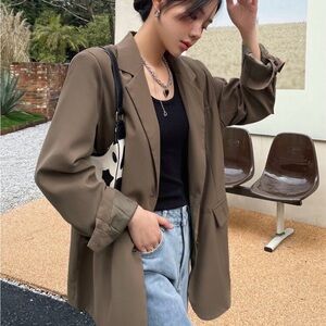 Stylish Women's Brown Blazer